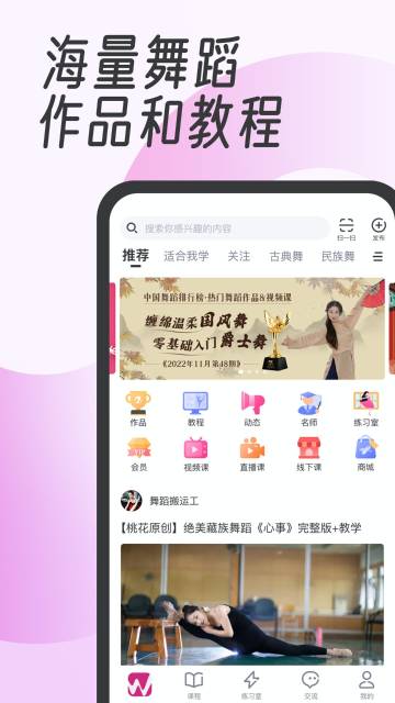 中舞网介绍图