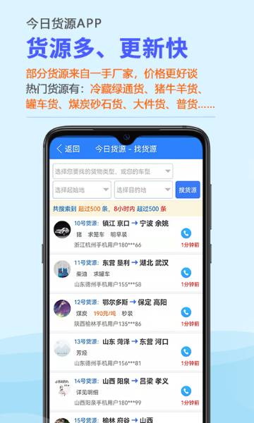 今日货源介绍图