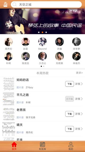 枯桥吉他谱介绍图