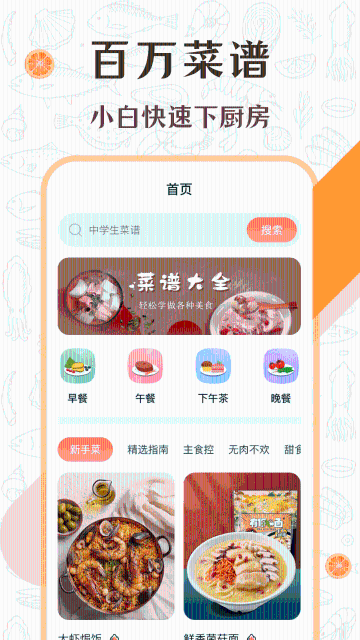 中华美食厨房菜谱介绍图