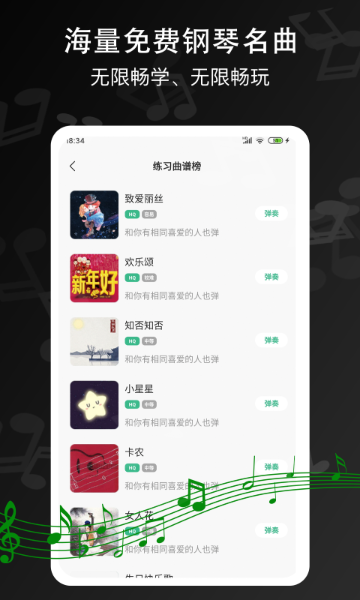钢琴键盘介绍图