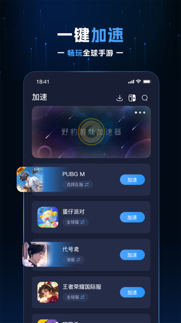 野豹游戏加速器介绍图
