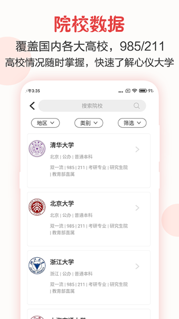 企鹅高考志愿介绍图