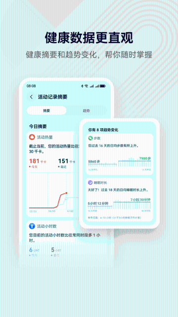 华为运动健康介绍图